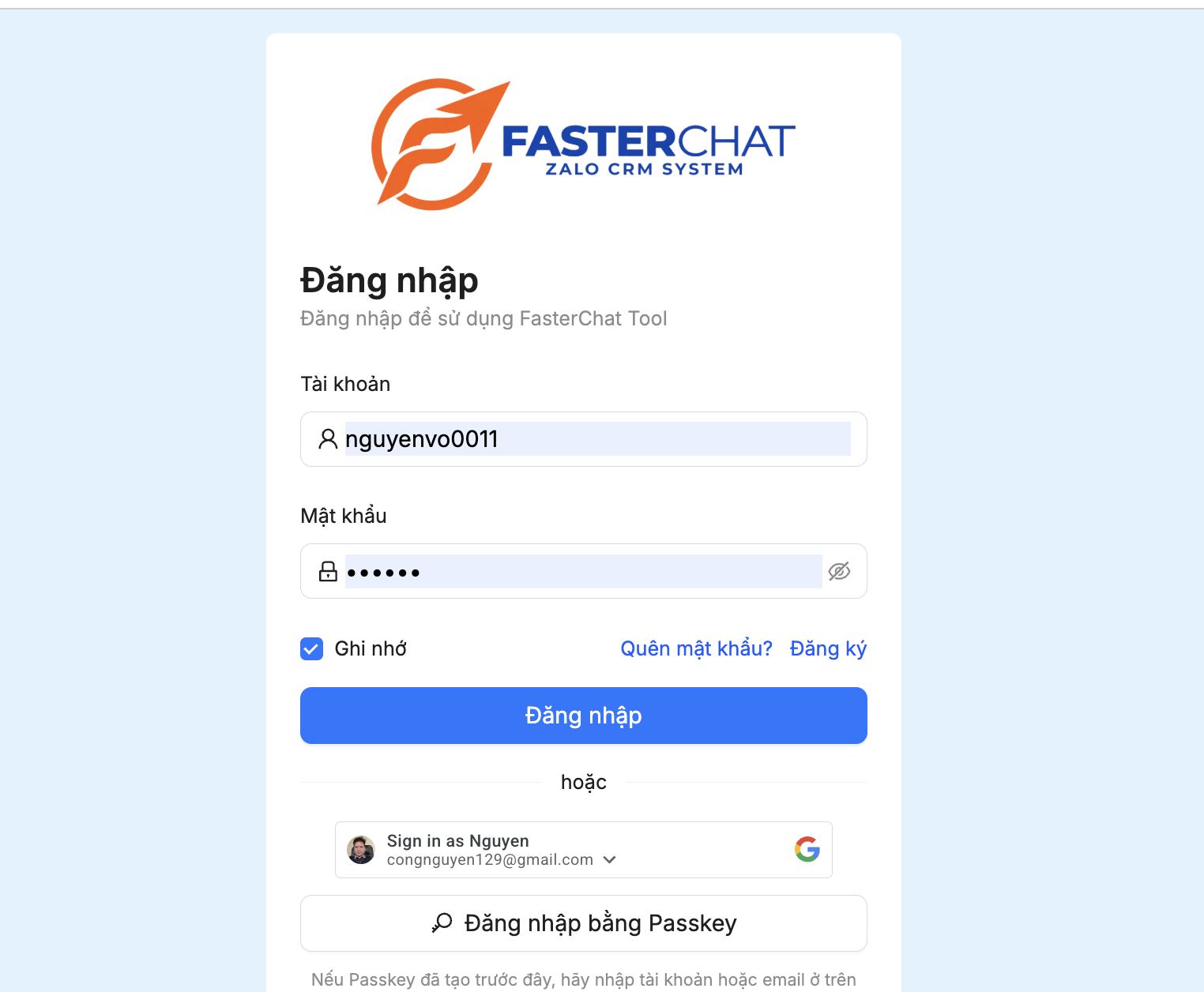 Form Login