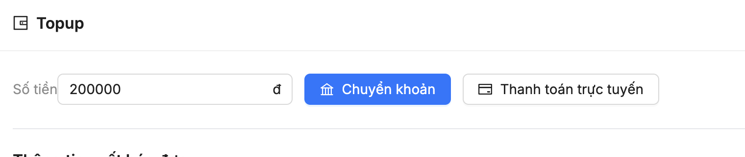 Nạp Credit